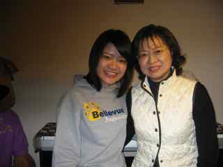 This is a photo of Emilie Tang and her mother, Ting Chen.